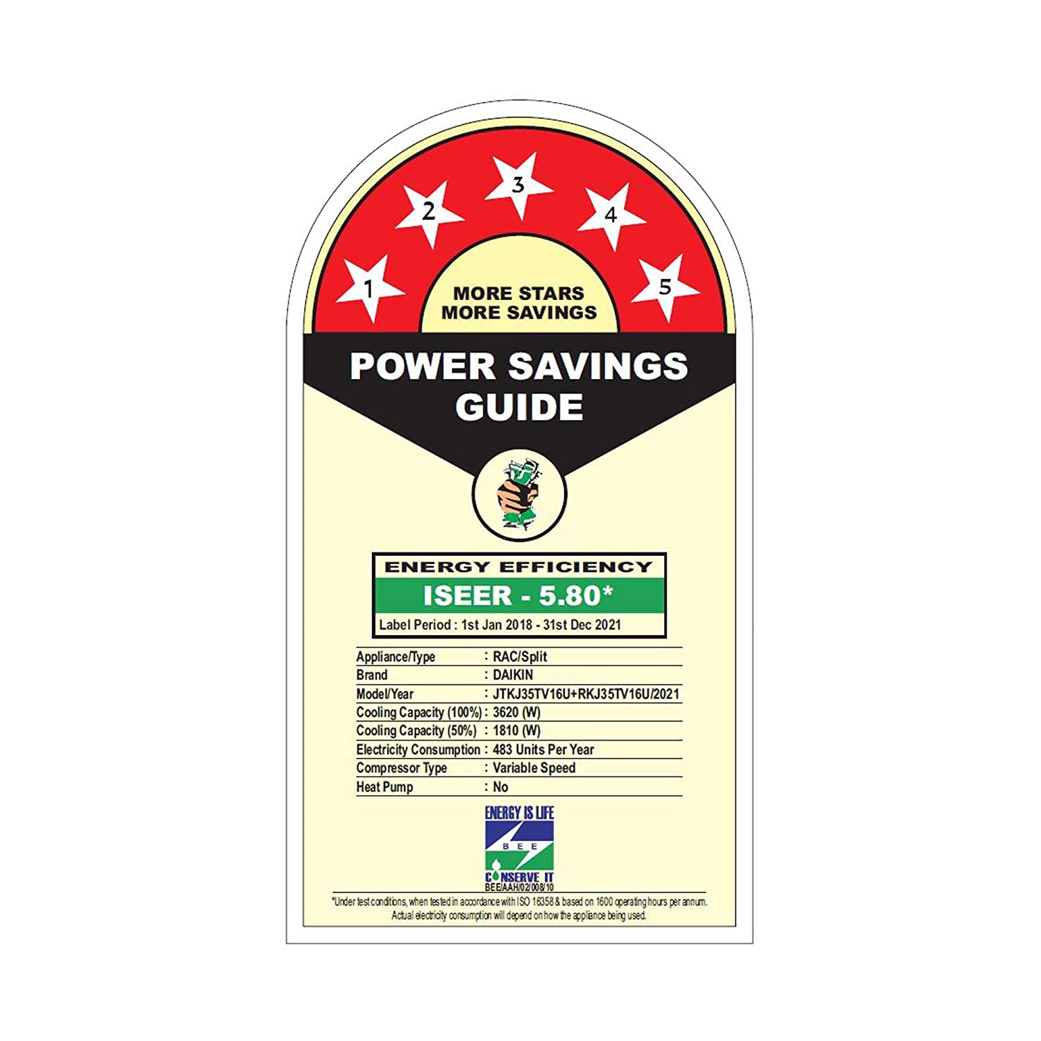 Daikin 1 Ton 5 Star Anti Pollution Inverter Split AC (Copper, PM 0.1 Filter ,JTKJ35TV, White) Daikin 1 Ton 5 Star Anti Pollution Inverter Split AC (Copper, PM 0.1 Filter ,JTKJ35TV, White)