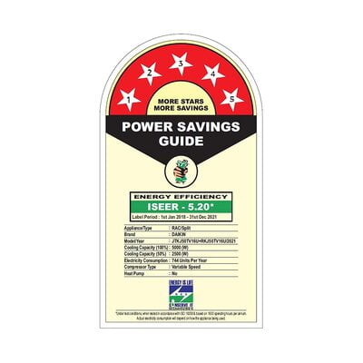 Daikin 1.5 Ton 5 Star Anti Pollution Inverter Split AC (Copper, PM 0.1 Filter, JTKJ50TV16U, White) Daikin 1.5 Ton 5 Star Anti Pollution Inverter Split AC (Copper, PM 0.1 Filter, JTKJ50TV16U, White)