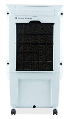 Bajaj TMH36 SKIVE Tower air cooler, 36 L, with anti bacterial technology, 25 FEET POWERFUL AIR THROW, white Bajaj TMH36 SKIVE Tower air cooler, 36 L, with anti bacterial technology, 25 FEET POWERFUL AIR THROW, white