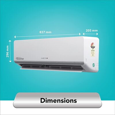 Amstrad 3 Star 1 Ton Energy Saving Inverter Air Conditioner – AM13PI3 Amstrad 3 Star 1 Ton Energy Saving Inverter Air Conditioner – AM13PI3