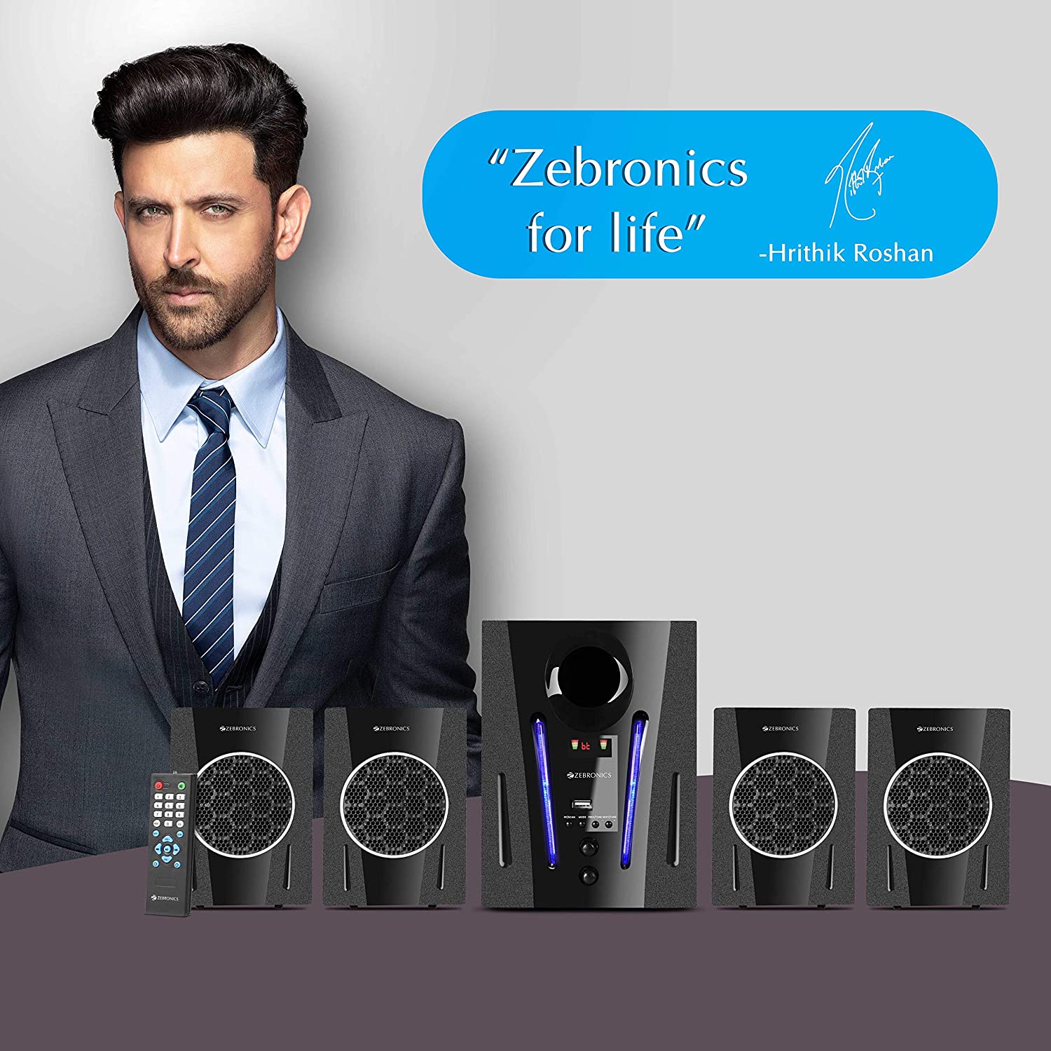 Zebronics ZEB-BT2750RUF Made in India Wireless Bluetooth Multimedia Speaker With Supporting USB Zebronics ZEB-BT2750RUF Made in India Wireless Bluetooth Multimedia Speaker With Supporting USB