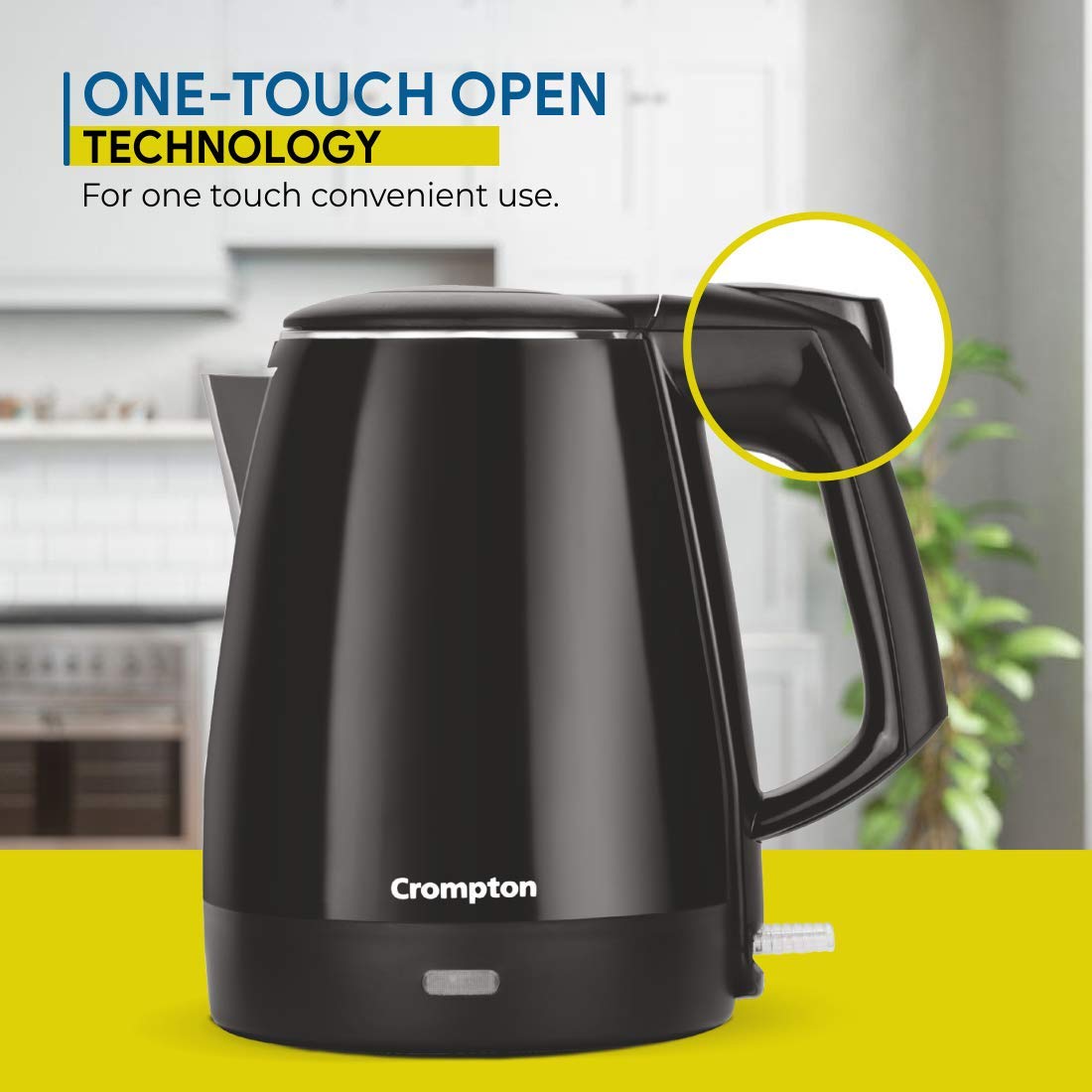 CROMPTON ACGEK-INSTAHOT1.5 1500W, ELECTRIC KETTLE CROMPTON ACGEK-INSTAHOT1.5 1500W, ELECTRIC KETTLE