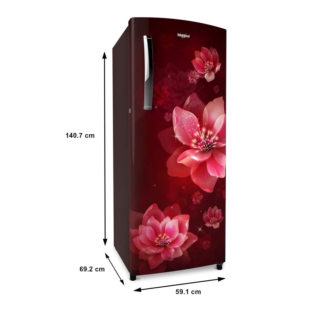 Whirlpool Ref 215 Ice Magic Pro PRM 3s Wine Mulia