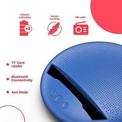 Corseca MuDisc DMS2380 5Watt Wireless Bluetooth Portable Speaker Corseca MuDisc DMS2380 5Watt Wireless Bluetooth Portable Speaker
