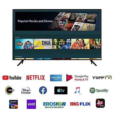 SAMSUNG Crystal 4K Pro108 cm (43 inch) Ultra HD(4K) LED Smart TV with Voice Search