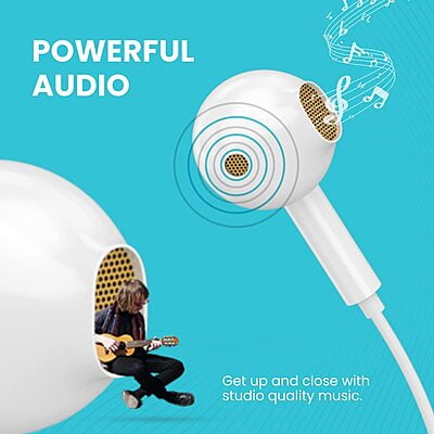 Portronics Earphones Conch 110 Portronics Earphones Conch 110