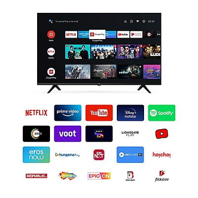OnePlus 108 cm (43 inches) Y Series 4K Ultra HD Smart Android LED TV 43Y1S Pro (Black) OnePlus 108 cm (43 inches) Y Series 4K Ultra HD Smart Android LED TV 43Y1S Pro (Black)