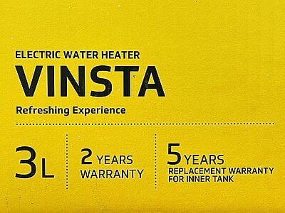 V guard Instant Water Heater 3 ltr VINSTA