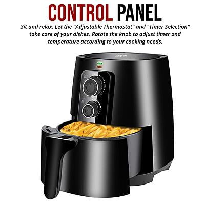 Inalsa Air Fryer 4L Nutri Fry - 1400W with Smart Rapid Air Technology, Timer Selection And Fully Adjustable Temperature Control Inalsa Air Fryer 4L Nutri Fry - 1400W with Smart Rapid Air Technology, Timer Selection And Fully Adjustable Temperature Control