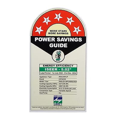 Hitachi Toushi Plus SAC 1.5 ton 5 star Inverter RAS.E518PCBIB Hitachi Toushi Plus SAC 1.5 ton 5 star Inverter RAS.E518PCBIB