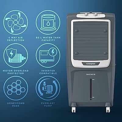 Crompton Gale DAC Desert Air Cooler- 90L Crompton Gale DAC Desert Air Cooler- 90L
