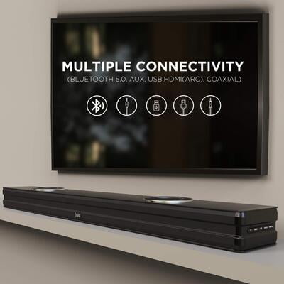 Boat Avante Bar 1198 Premium Black 90 Watt 2.2 Channel Wired and Wireless Soundbar Boat Avante Bar 1198 Premium Black 90 Watt 2.2 Channel Wired and Wireless Soundbar