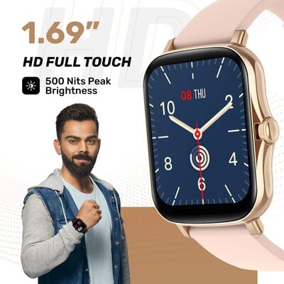 Fire-Boltt Beast SpO2 1.69” Industry’s Largest Display Size Full Touch Smart Watch with Blood Oxygen Monitoring, Heart Rate Monitor, Multiple Watch Faces & Long Battery Life