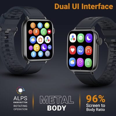 Fire-Boltt Supreme 1.79” Borderless LTPS 368*448 UHD PRO Display with 96% Screen to Body Ratio, 3ATM Waterproof , Spo2, Heart Rate and Blood Pressure Smart Watch (1.79" Black) Fire-Boltt Supreme 1.79” Borderless LTPS 368*448 UHD PRO Display with 96% Screen to Body Ratio, 3ATM Waterproof , Spo2, Heart Rate and Blood Pressure Smart Watch (1.79" Black)