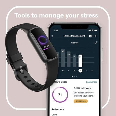 Fitbit Luxe Fitness and Wellness Tracker with Stress Management Fitbit Luxe Fitness and Wellness Tracker with Stress Management