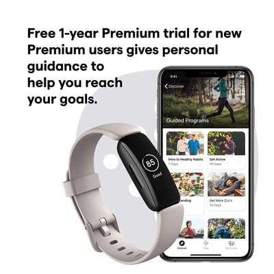 Fitbit Inspire 2 Health & Fitness Tracker with a Free 1-Year Fitbit Premium Trial, 24/7 Heart Rate