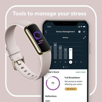 Fitbit Luxe Fitness and Wellness Tracker with Stress Management Fitbit Luxe Fitness and Wellness Tracker with Stress Management