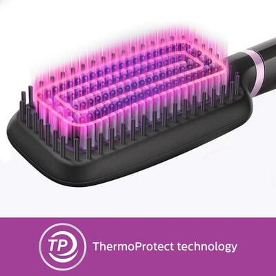 Philips BHH880/10 50 Watts Hair Straightening Brush With Keratin Infused Bristles (Black) Philips BHH880/10 50 Watts Hair Straightening Brush With Keratin Infused Bristles (Black)
