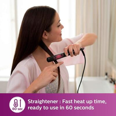 PHILIPS HP8643/46 Straightener (Pink/black) PHILIPS HP8643/46 Straightener (Pink/black)