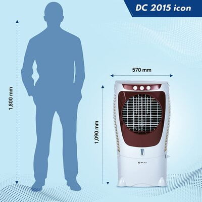 Bajaj DC 2015 ICON 43L Desert Air Cooler with Turbo Fan Technology