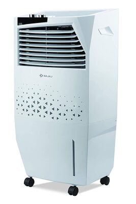 Bajaj TMH36 SKIVE Tower air cooler, 36 L, with anti bacterial technology, 25 FEET POWERFUL AIR THROW, white