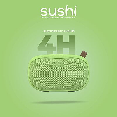 Corseca Sushi DMS2355 10 Watt 2.0 Channel Wireless Bluetooth Portable Speaker Corseca Sushi DMS2355 10 Watt 2.0 Channel Wireless Bluetooth Portable Speaker