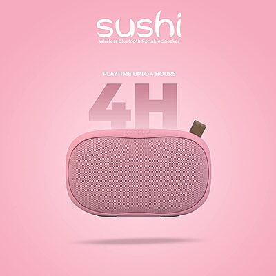 Corseca Sushi DMS2355 10 Watt 2.0 Channel Wireless Bluetooth Portable Speaker Corseca Sushi DMS2355 10 Watt 2.0 Channel Wireless Bluetooth Portable Speaker