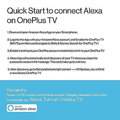 OnePlus 138.8 cm (55 inches) Q1 Series 4K Certified Android QLED TV 55Q1IN-1 (Black) (Without Stand)