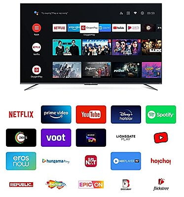 OnePlus 163.8 cm (65 inches) U Series 4K LED Smart Android TV 65U1S (Black) OnePlus 163.8 cm (65 inches) U Series 4K LED Smart Android TV 65U1S (Black)
