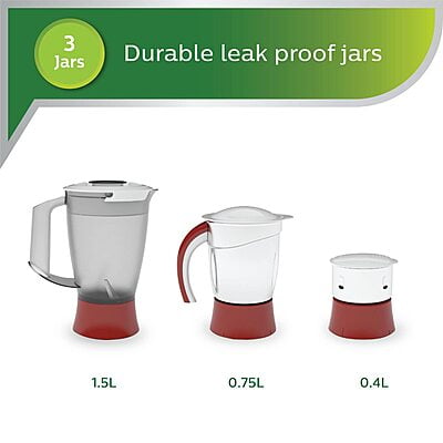 Philips Viva HL7715/00 700-Watt Juicer Mixer Grinder with 3 Jars Philips Viva HL7715/00 700-Watt Juicer Mixer Grinder with 3 Jars