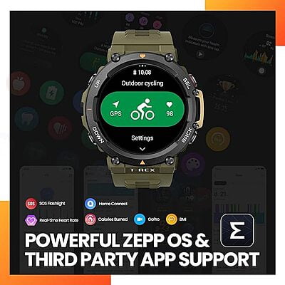 Amazfit T-Rex 2 Premium Multisport GPS Sports Watch
