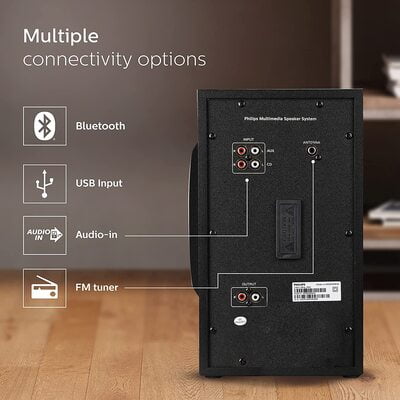 Philips MMS6080B/94 Multimedia 2.1 Speaker Philips MMS6080B/94 Multimedia 2.1 Speaker