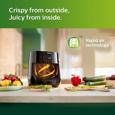 PHILIPS Digital Air Fryer HD9252/90 with Touch Panel, uses up to 90% less fat, 7 Pre-set Menu, 1400W PHILIPS Digital Air Fryer HD9252/90 with Touch Panel, uses up to 90% less fat, 7 Pre-set Menu, 1400W