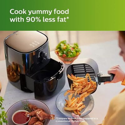 PHILIPS Air Fryer HD9200/90 (Black)