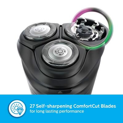 Philips Cordless Electric Shaver S3122/55, 5D Pivot & Flex Heads, 27 Comfort Cut Blade Philips Cordless Electric Shaver S3122/55, 5D Pivot & Flex Heads, 27 Comfort Cut Blade