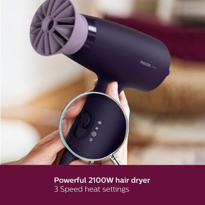 Philips Hair Dryer BHD318/00 1600 Watts Thermoprotect AirFlower Advanced Ionic Care