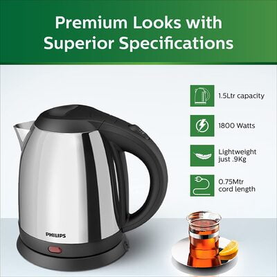 Philips HD9306/06 1.5-Litre Electric Kettle (Multicolor)