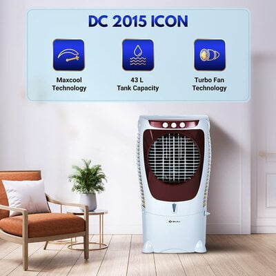 Bajaj DC 2015 ICON 43L Desert Air Cooler with Turbo Fan Technology