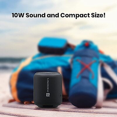 Portronics Sound drum 1 TWS-Black