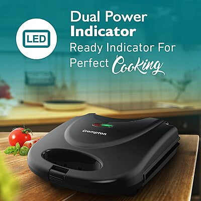 Crompton Instaservgrl800W 2 Slice Sandwich Grill Crompton Instaservgrl800W 2 Slice Sandwich Grill