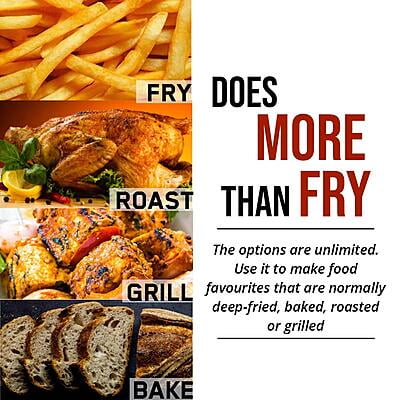 Inalsa Air Fryer 4L Nutri Fry - 1400W with Smart Rapid Air Technology, Timer Selection And Fully Adjustable Temperature Control Inalsa Air Fryer 4L Nutri Fry - 1400W with Smart Rapid Air Technology, Timer Selection And Fully Adjustable Temperature Control