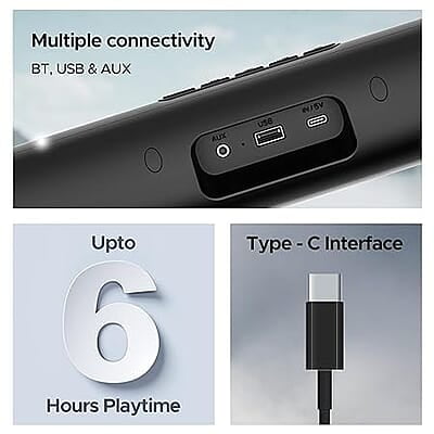 boAt Aavante Bar Groove Bluetooth 2.0 Channel Soundbar boAt Aavante Bar Groove Bluetooth 2.0 Channel Soundbar