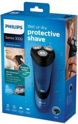 PHILIPS S3350/06 Shaver For Men  (Blue, Black)