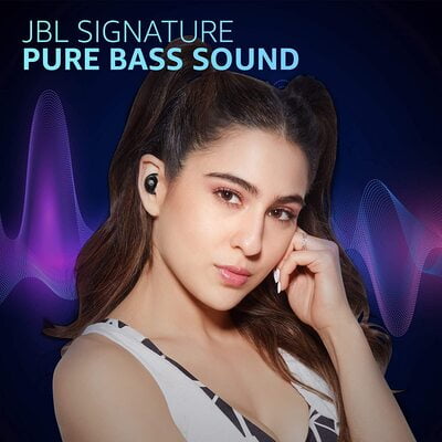 JBL Tws Bluetooth Earbuds C105 Black