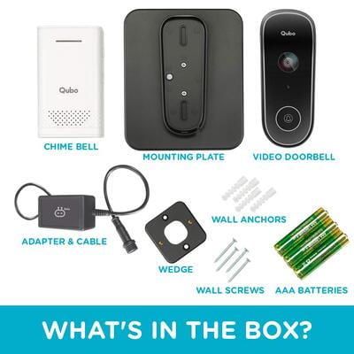 Qubo Video Doorbell OC-HCD01BL1