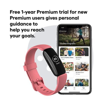 Fitbit Inspire 2 Health & Fitness Tracker with a Free 1-Year Fitbit Premium Trial, 24/7 Heart Rate