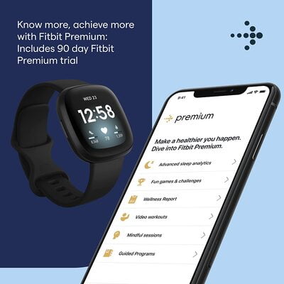 Fitbit Versa 3 Health & Fitness Smartwatch with GPS Fitbit Versa 3 Health & Fitness Smartwatch with GPS