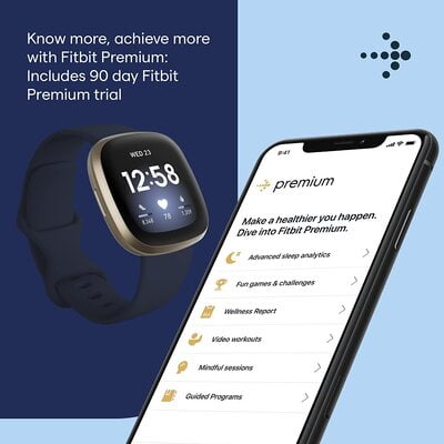 Fitbit Versa 3 Health & Fitness Smartwatch with GPS Fitbit Versa 3 Health & Fitness Smartwatch with GPS