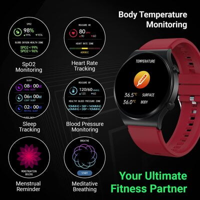 Fire-Boltt 360 Pro Bluetooth Calling, Local Music and TWS Pairing Fire-Boltt 360 Pro Bluetooth Calling, Local Music and TWS Pairing