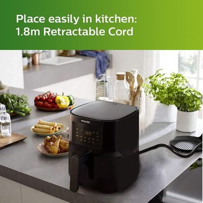 PHILIPS Digital Air Fryer HD9252/90 with Touch Panel, uses up to 90% less fat, 7 Pre-set Menu, 1400W PHILIPS Digital Air Fryer HD9252/90 with Touch Panel, uses up to 90% less fat, 7 Pre-set Menu, 1400W